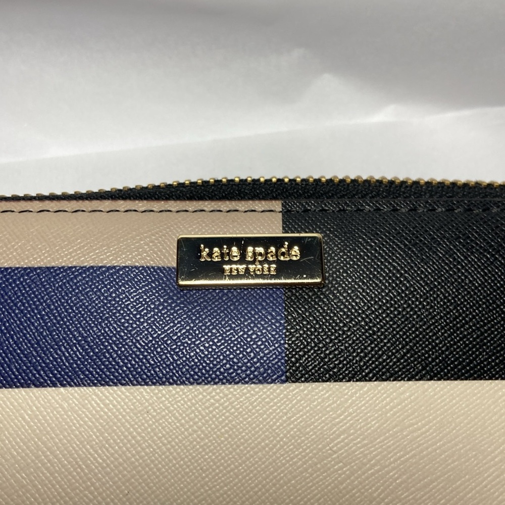 Kate Spade Euc Color Block Zipper Wallet - image 5